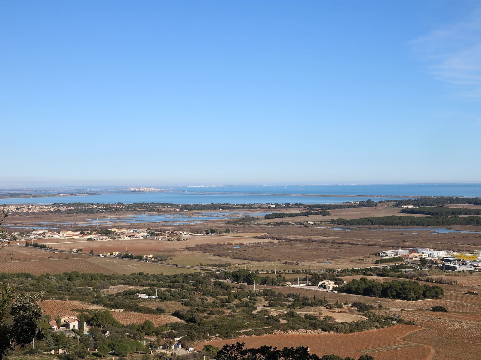 Frontignan vue sur le golfe