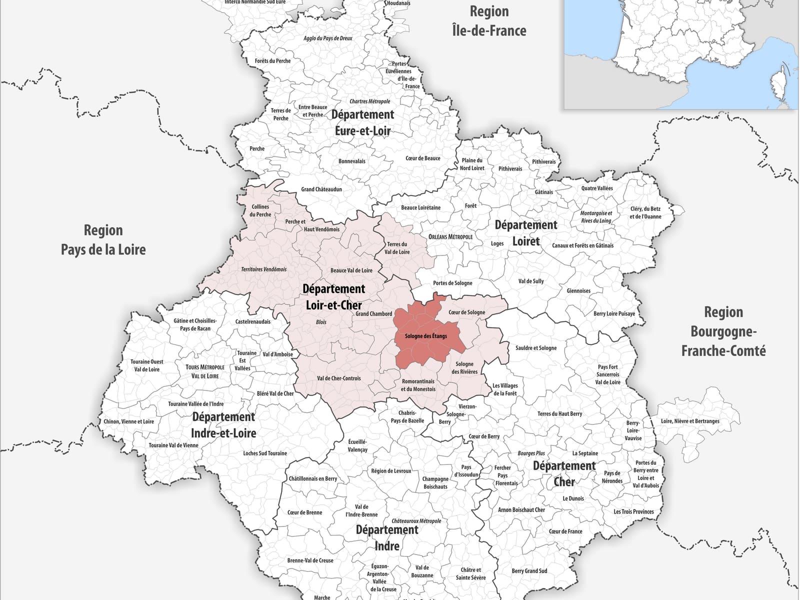 Gemeindeverband Sologne des Étangs 2019