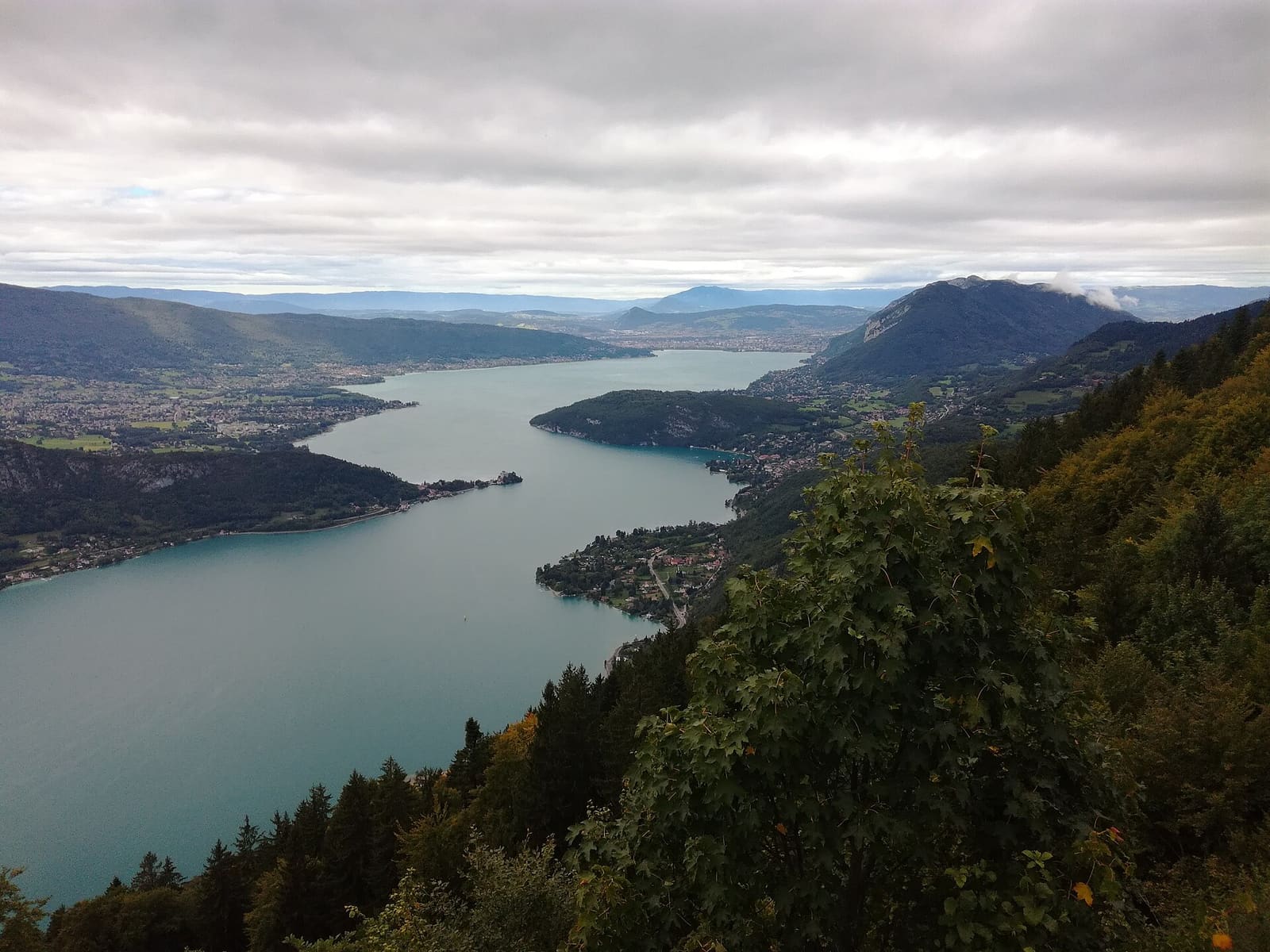 Lac d'Annecy from Col de la Forclaz