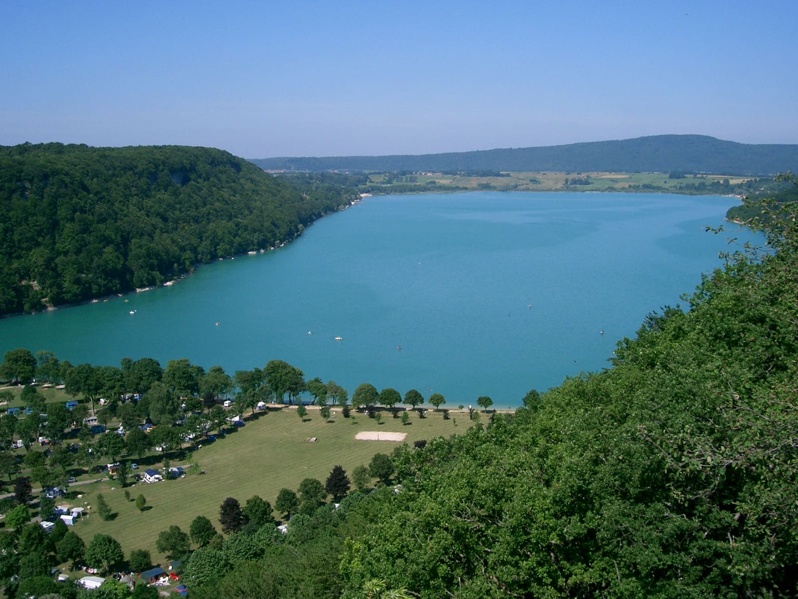 Lac de Chalain vu de Fontenu - France