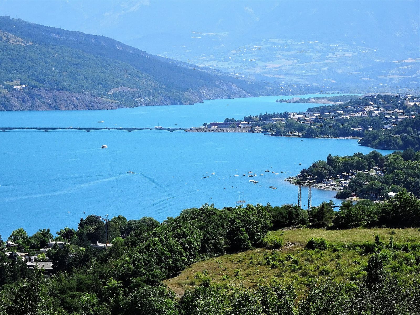 Juillet 2020, Lac de Serre-Ponçon